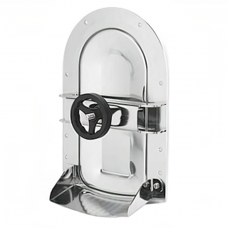 Właz owalny nierdzewny do beczek E139BL (240x460)