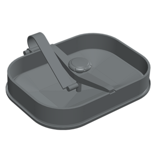 Właz prostokątny nierdzewny Boyer P13-105 (314x424)