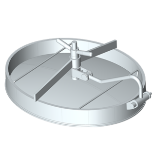 Właz owalny nierdzewny Boyer P11-410-510 (410x510)