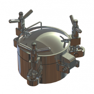 Właz okrągły nierdzewny Boyer P22-233 (DN204-DN400)