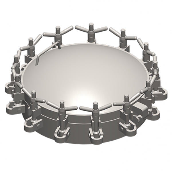 Właz okrągły nierdzewny Boyer P22-443 (DN457-DN600)