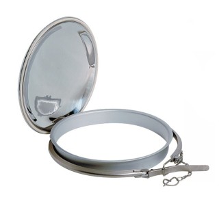 Właz okrągły nierdzewny B150SC (DN154-DN495) - otwarty