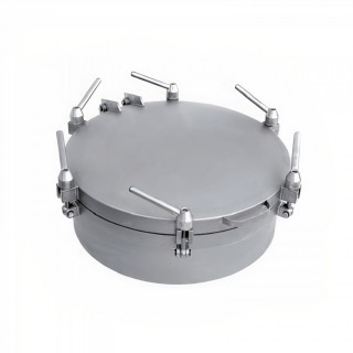 Właz okrągły ciśnieniowy B300PV (DN308-DN608) - wersja z pokrętłami INOX