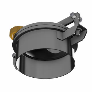 Właz okrągły nierdzewny W1/C/MINI DN150 - widok z dołu