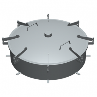 Właz okrągły nierdzewny Boyer P42-080 (DN790)