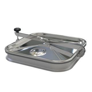 Właz kwadratowy nierdzewny C69 (450x450)