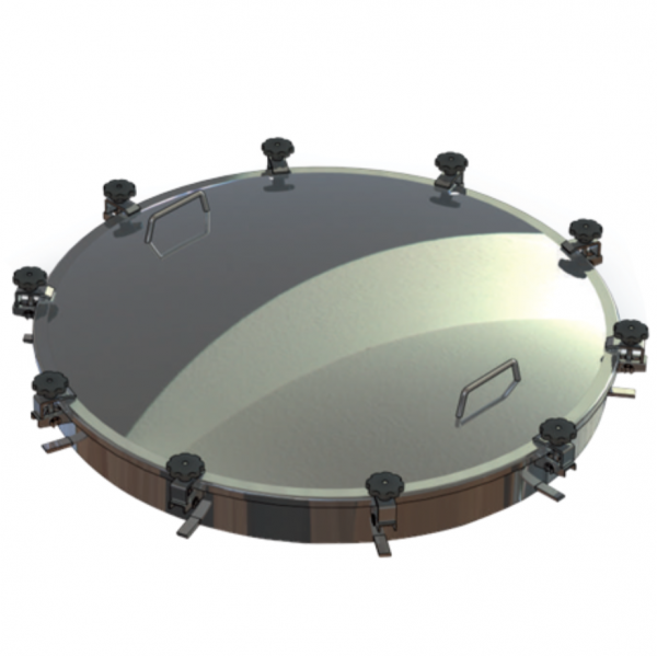 Właz okrągły nierdzewny Boyer P42-1035 (DN1035-DN1400)