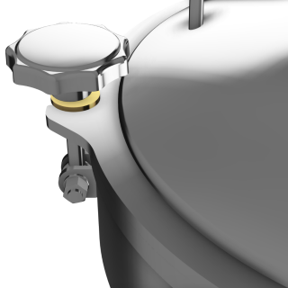 Właz okrągły nierdzewny ciśnieniowy W4/A (DN220-DN500) - widok pokrętła