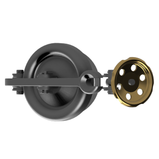 Właz przemysłowy okrągły przemysłowy X1312MT (DN150-DN500) - widok z góry