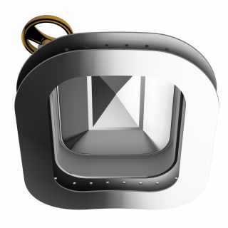 Właz prostokątny nierdzewny do zbiorników z tworzywa sztucznego W2/A/PE (530x406) - widok z góry