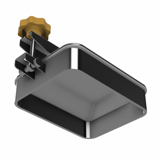 Właz prostokątny nierdzewny W2/E (175x225) - widok z dołu