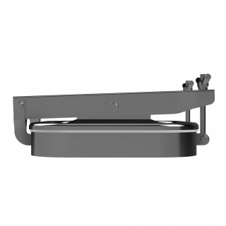 Właz prostokątny nierdzewny W2/A (530x406) - widok boczny