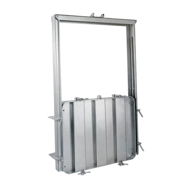 Właz prostokątny nierdzewny (gilotyna, zasuwa) E134 (600x800)