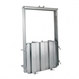Właz prostokątny nierdzewny (gilotyna, zasuwa) E135 (800x1000)